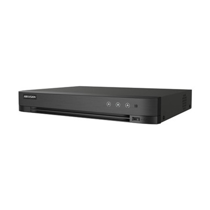 Comprar HIKVISION PRO IDS-7204HQHI-M1-XT DVR 4ch 5 en 1: TVI, AHD, CVI, CVBS, IP (max 6x IPC), 1 HDD Max 10TB (n.i.), IA Acusense (2ch detec humano/coche), 1xRJ45, VGA/HDMI, 12 Vdc (FA incl).