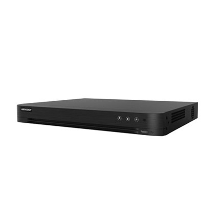 Comprar IDS-7216HUHI-M2-X-4A DVR 16ch ACUSENSE (8 ch detec humano/coche), 5 en 1 (TVI, AHD, CVI, analóg e IP) 8Mpx, 2HDD 10TB (n.i.), 1E/1S audio, 16E/4S alarm, HDMI 4K, VGA y BNC