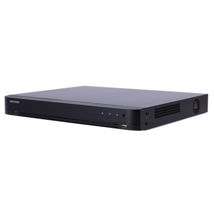 Comprar HIKVISION PRO iDS-7216HUHI-M2/X/4A+ALM16/4 Hikvision DVR 5n1 - 16 CH HDTVI / HDCVI / AHD / CVBS, 32CH IP - Salida HDMI 4K y VGA | Audio | Alarmas 16/4 - 4CH Reducción de falsas alarmas basado en AI - 4CH con Reconocimiento facial  - Admite 2 disc