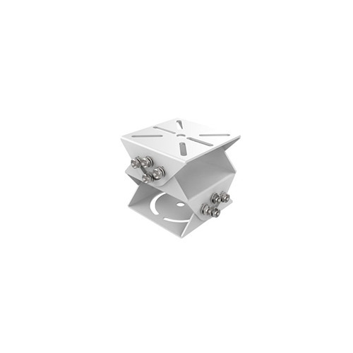 HIKVISION SOLUTIONS DS-1232ZJ-T-BJH Junta PT de acero inoxidable anticorrosión de color blanco, medidas: 100 mm × 100 mm × 92.5