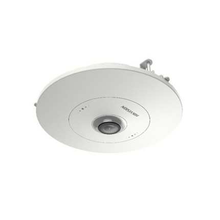 Comprar DS-2CD63C5G0E-S/RC 2 Cámara hemisférica fisheye 360° IP 12Mpx, SD, micrófono, 1E/1S audio/alarma, 2 micrófonos incorporados, H.265+, interior, 12Vdc/PoE