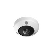 Hikvision Solutions DS-2CD63C5G1-IVS Cámara hemisférica fisheye 360° IP 12Mpx, 3 LEDs IR 15m independientes, SD, micrófono, E/S