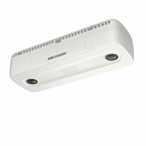 HIKVISION SOLUTIONS DS-2CD6825G0/C-IS2.0 Cámara cenital IP 2Mpx, óptica fija 2mm, analítica de conteo de personas con doble lent