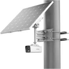 HIKVISION SOLUTIONS DS-2XS6A87G1-LS/C36S80(2.8mm) Kit IP 4G Alimentación Solar 4K Cámara 8MP 2.8mm ColorVu WDR130 IP67 White Lig