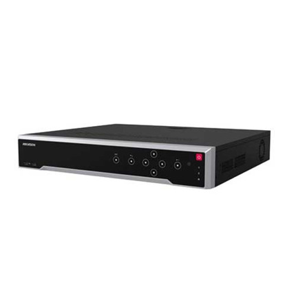 Comprar DS-7764NI-M4 NVR de 64ch, cámaras de hasta 32Mpx, 400Mbps, 4 HDD 16TB (n.i.), LPR, POS, mapa calor, E/S alarm, VGA/HDMI(8K) + HDMI(4K) y BNC, 2x RJ45 Gigabit