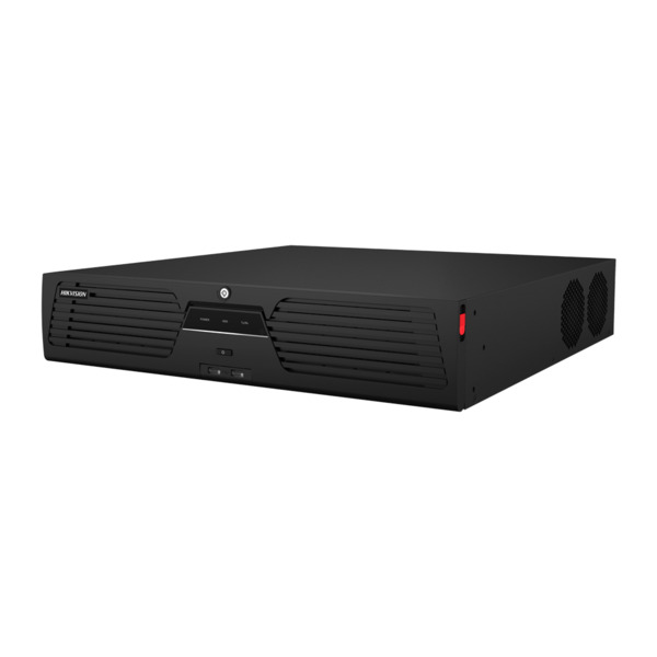 HIKVISION SOLUTIONS DS-96128NI-M8 Grabador NVR 128 CH IP 8K 32Mpx@2ch E/S Alarma 16/9 Audio 1/2 400Mbps 8xHDD VCA Mapa Calor Mat
