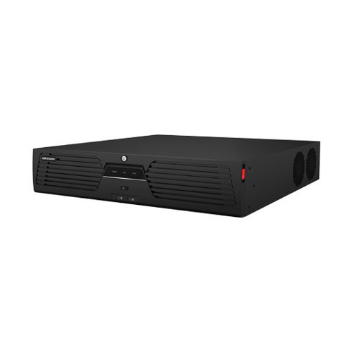 HIKVISION SOLUTIONS DS-96128NI-M8 NVR de 128ch, cámaras hasta 32Mp, 400/400Mbps, 8xHDD 16TB (no incl.), IA, RAID5, 2xVGA & 2xHDM