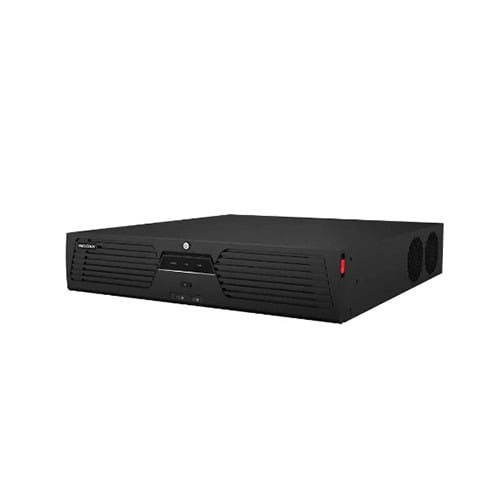 Hikvision Solutions DS-9632NI-M8 NVR de 32ch, cámaras de hasta 12Mpx, 320Mbps, H.265, LPR, POS, 8 HDD 14TB (n.i.), RAID, 16E/9S