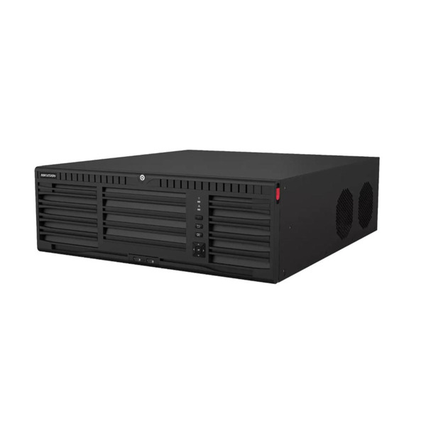 HIKVISION SOLUTIONS DS-9664NI-M16/R Grabador NVR 64CH 8K 32MP 400Mbps 2HDMI 2VGA Alarma 16/9 Audio 16xHDD Hikvision