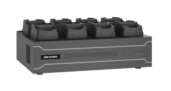 HIKVISION SOLUTIONS DS-MDS001/2T(MCW407) Estación de acoplamiento de escritorio de 8 puertos para bodycams datos y carga