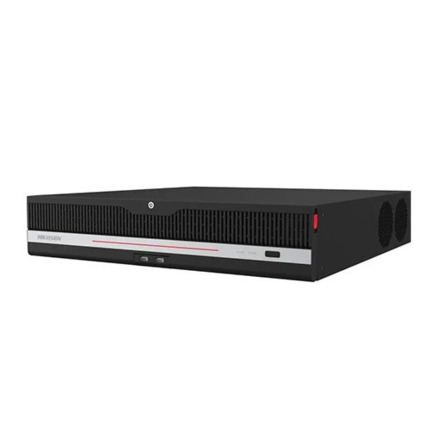 Comprar IDS-9664NXI-M8-X NVR de 64ch, cámaras de hasta 32Mpx, 400/400Mbps, H.265+, LPR, IA, POS, 8 HDD 10TB (n.i.), RAID, 16E/8S alarma, 2xVGA/2xHDMI 4K, 2xRJ45 Gigabit.