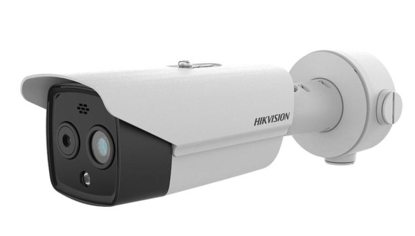 HIKVISION THERMAL DS-2TD2628T-3/QA Cámara bullet IP térmica/ óptica Algoritmo detección humo Perimetral Prevención incendios IR3