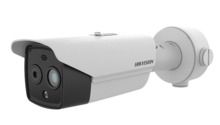 HIKVISION THERMAL DS-2TD2628T-7/QA Cámara bullet IP térmica/ óptica Algoritmo detección humo Perimetral Prevención incendios IR3