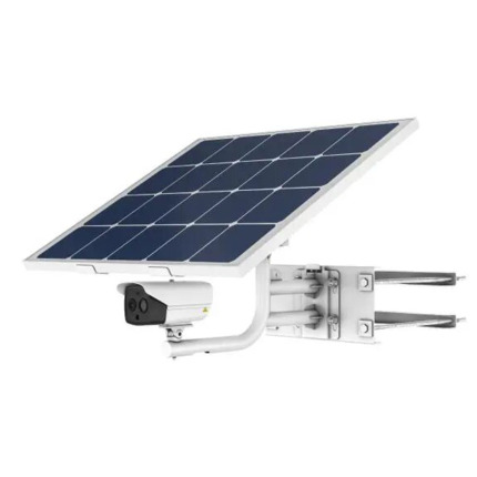 Comprar HIKVISION THERMAL DS-2TXS2628-3P/QA/GLT/CH36S80 Kit Cámara térmica energía solar 256×192 Clasificación vehículos personas Panel fotovoltaico 80W, batería recargable 30Ah Alarma prevención de incendios IP67