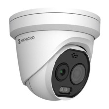 HIKVISION THERMAL HM-TD1228-2/G1/T3A Cámara turret IP biespectro 5MP térmica 2.1mm 256×192 y óptica 2.2mm 2688×1944 Guanlan