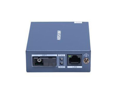 HIKVISION TRANSMISION AND DISPLAY DS-3D501T-3 Transmisor Convertidor 3Km Fibra óptica Gigabit Monomodo