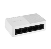 HIKVISION TRANSMISION AND DISPLAY DS-3E0105D-O Switch 5 puertos RJ45 Fast Ethernet 10/100 Mbps no administrado