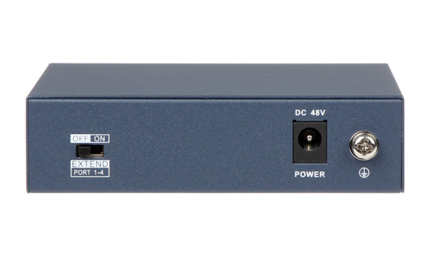 HIKVISION TRANSMISION AND DISPLAY DS-3E0105P-E/M(B) Switch no administrado 10/100Mbps 4 Puertos PoE + 1 Puerto Uplink RJ45 300m (1)