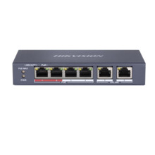 HIKVISION TRANSMISION AND DISPLAY DS-3E0106MP-E/M Switch POE no administrado Fast Ethernet de 4 puertos 100Mbps