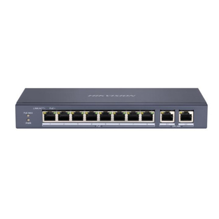 Comprar HIKVISION TRANSMISION AND DISPLAY DS-3E0110MP-E/M Switch POE no administrado Fast Ethernet de 8 puertos 100Mbps