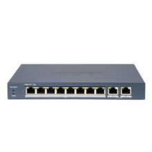 HIKVISION TRANSMISION AND DISPLAY DS-3E0310P-E/M(B) Switch POE 8 puertos 100Mbps 2 Puertos Gigabit RJ45 No gestionable