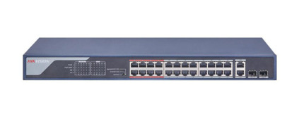 Comprar HIKVISION TRANSMISION AND DISPLAY DS-3E0326P-E(C) Switch Hikvision 24 puertos PoE 10/100M RJ45, 2 puertos Gigabit RJ45, 2 puertos Gigabit SFP, 370W
