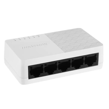 Comprar HIKVISION TRANSMISION AND DISPLAY DS-3E0505D-O Switch Compacto 5 puertos Gigabit 10/100/1000 Mbps no administrado (No POE)