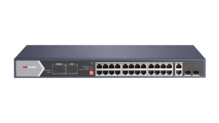 Comprar HIKVISION TRANSMISION AND DISPLAY DS-3E0528HP-E Switch PoE Gigabit de 28 Puertos No gestionable