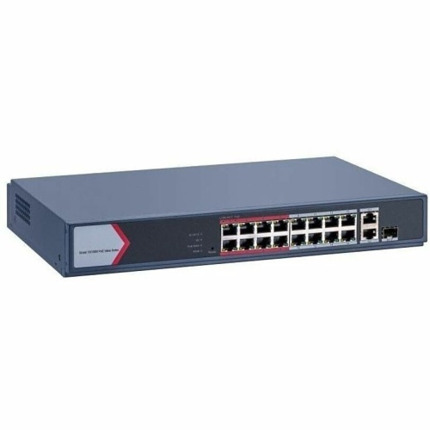 Comprar HIKVISION TRANSMISION AND DISPLAY DS-3E1326P-EI/M Switch PoE 10/100 24 puertos +  1 Gigabit Combo + 1 Gigabit RJ45