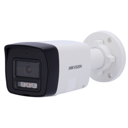 Comprar HIKVISION VALUE DS-2CD1023G2-LIUF/SL(2.8mm) Cámara Bullet IP Hikvision gama Value - Resolución 2 MP (1920x1080) - Lente 2.8 mm | Micrófono y altavoz integrados - Luz híbrida 30 m | Sirena y flash disuasorio - Detección de movimiento 2.0 - PoE |