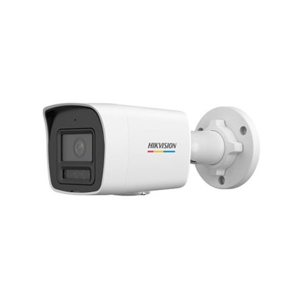 Comprar DS-2CD1047G2H-LIU2.8 Cámara bullet IP 4Mpx, óptica fija 2.8mm, IR + luz blanca 30m, Colorvu, micrófono, H.265+, IP67, 12 Vdc/PoE.