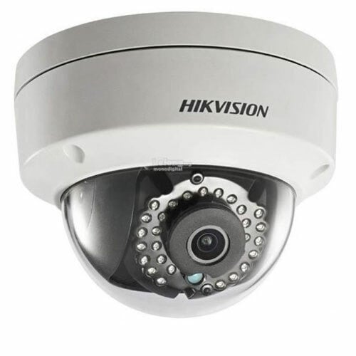 Hikvision Value DS-2CD1123G0E-I2.8MM Cámara mini-domo IP 2Mpx, óptica fija 2.8mm, IR 30m, H.265+, IP67, IK10, 12Vdc/PoE.