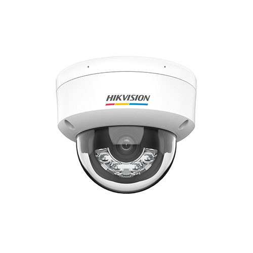 HIKVISION VALUE DS-2CD1147G2H-LIU2.8 Cámara mini-domo IP 4Mpx, óptica fija 2.8mm, IR + luz blanca 30m, WDR, Acusense, micrófono