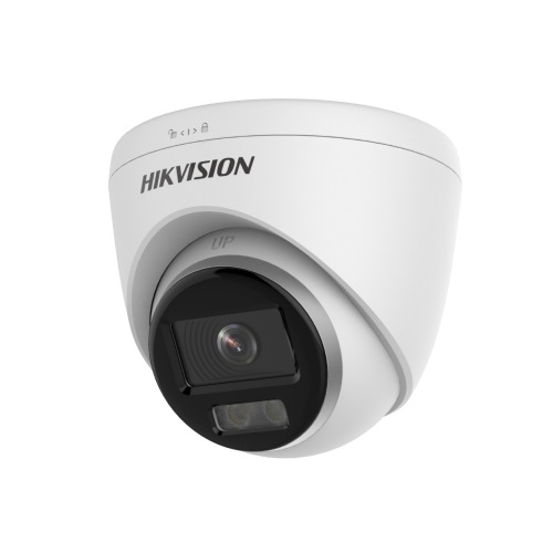 HIKVISION VALUE DS-2CD1347G0-L 2.8MM Mini-domo IP 4Mpx, ColorVu Luz visible 30m, óptica fija 2.8mm, H.265+, WDR 120dB, IP67, 12V