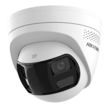 HIKVISION VALUE DS-2CD1363G2P-LIUF/SL(2.8mm) Cámara Turret IP doble lente 6MP Smart Hybrid Light gran angular 180º