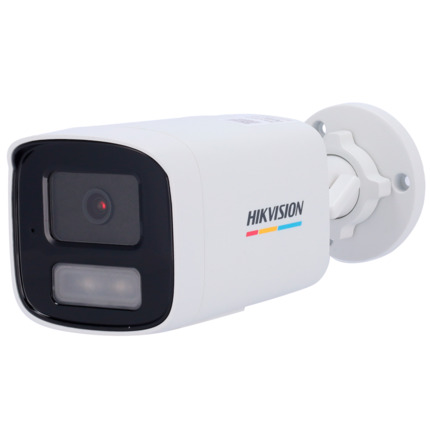 Comprar HIKVISION VALUE DS-2CD1T47G2H-LIUF(4mm) Cámara Bullet IP Hikvision - Gama Value | microSD 512 GB - 4 MP | Lente 4.0 mm | ColorVu - IR 50 m | WDR 120 dB | Micrófono integrado - PoE | H.265+| IP67 | Detección de movimiento 2.0 - WEB, Software CMS,