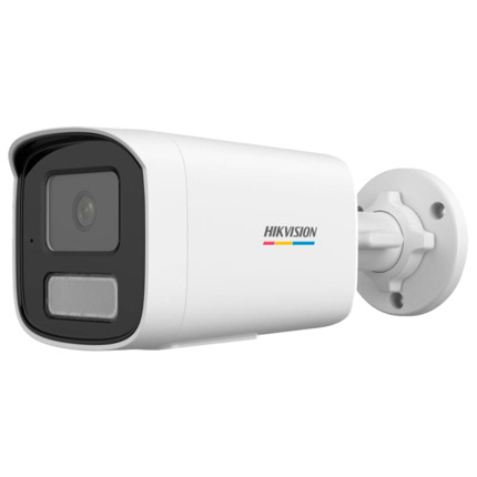 Comprar HIKVISION VALUE DS-2CD1T47G3H-LIUF(4mm) Hikvision cámara IP Bullet gama VALUE ColorVu3.0 - Resolución 4 MPx | PoE IEEE802.3af - ColorVu3.0: imagen a color HikAI-ISP F1.0 1/1.8" - 4 mm | Micrófono | Luz híbrida hasta 50m - Detección de movimi