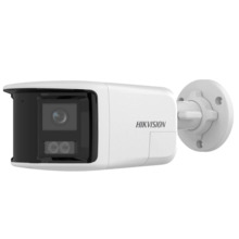 HIKVISION VALUE DS-2CD1T63G2P-LIUF/SL(2.8mm) Cámara Bullet IP 6MP Doble lente Gran Angular 180° 2.8mm Smart Hybrid Light 30m