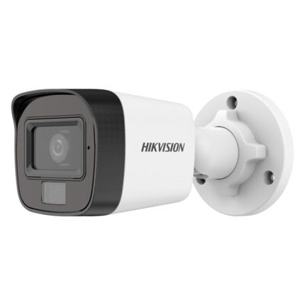 Comprar HIKVISION VALUE DS-2CE16K0T-LPFS(2.8mm) Hikvision - Cámara Bullet 4en1 Gama Value - 3K (2960x1665) CMOS - Lente 2.8 mm | Impermeable IP67 - Dual light: Smart IR 25 m, luz blanca 20 m - Audio sobre cable coaxial | Micrófono integrado