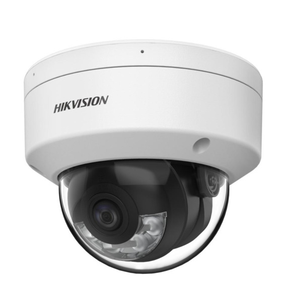 HIKVISION VALUE DS-2CE50DF3T-VPLSE(2.8mm) Cámara Domo 2MP POC 2.8mm ColorVu 24/7 Smart Hybrid Light IR y luz blanca 40m