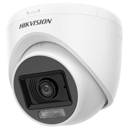 Comprar HIKVISION VALUE DS-2CE76K0T-LPFS(2.8mm) Hikvision - Cámara Domo 4en1 Gama Value - 3K (2960x1665) CMOS - Lente 2.8 mm | Apto para interior - Dual light: Smart IR 20 m, luz blanca 20 m - Audio sobre cable coaxial | Micrófono integrado