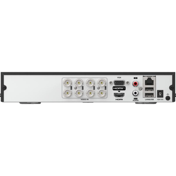 HIKVISION VALUE iDS-7208HGHI-M1(C) Grabador DVR 5n1 8CH + 2IP 5MP E/S audio 1xHDD (1)