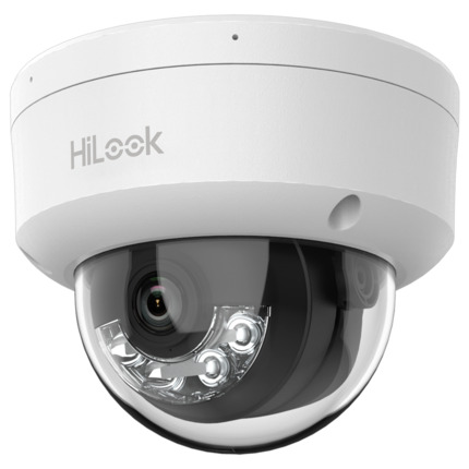 Comprar HILOOK IPC-D160HA-LU HiLook - Cámara Domo IP - Resolución 6 Megapixel (3200x1800) - Lente 2.8 mm | Micrófono integrado - Luz híbrida 30 m | PoE IEEE802.3af - Detección de movimiento 2.0 | IP67 | IK08