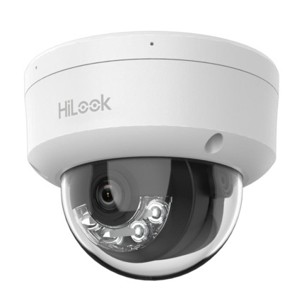 Comprar HILOOK IPC-D180HA-LU Cámara IP Domo 8MP 2.8mm IP67, IK08 Smart Hybrid Light 30m MIC Detección de personas y vehículos Motion Detection 2.0