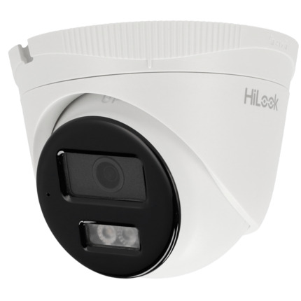 Comprar HILOOK IPC-T240HA-LUC(2.8mm) HiLook - Cámara Turret IP - Resolución 4 Megapixel (2560x1440) - Lente 2.8 mm | Micrófono integrado - Luz híbrida 30 m | PoE | IP67 - Detección de movimiento 2.0 (sólo humanos)