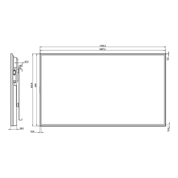 HISENSE HIS-49BM66AE Monitor HISENSE ELED 4K 49&quot; | Serie M - Resolución 3840x2160 - Entrada HDMI, DVI, VGA, DP, USB, RS232 (5)