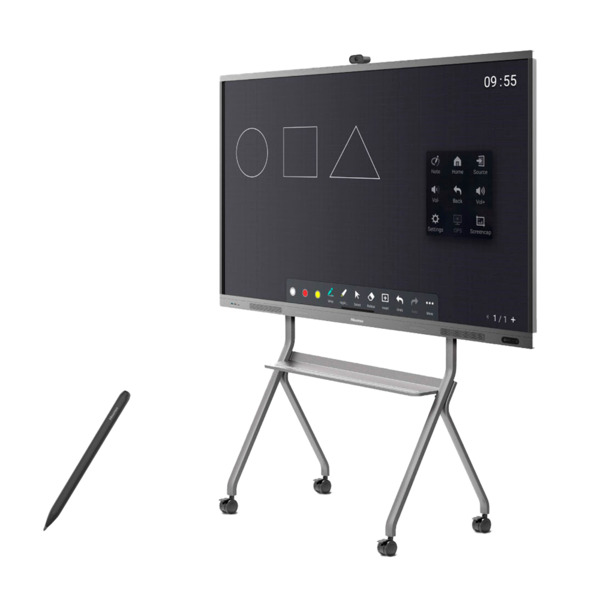 HISENSE HIS-65WR6BE Pantalla interactiva HISENSE 65&quot; 4K  - Transmisión inalámbrica - Resolución 3840x2160 - Entradas HDMI, (3)