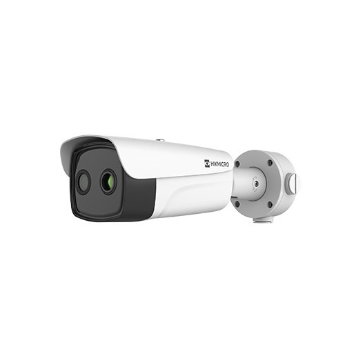 HM-TD2638-35-G0-T1Y Bullet IP Doble Espectro (Térmico: 384×288 de 35mm + Visible: 12.4mm de 4Mpx), IR 100m, IA Fuego&Humo, Nema4