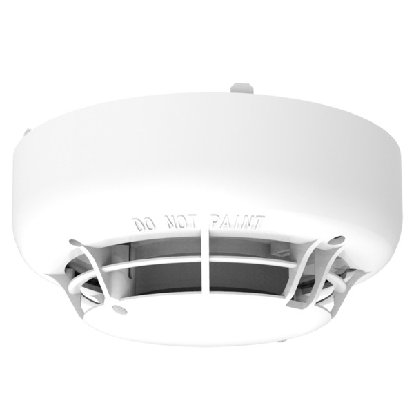 HOCHIKI ALN-EN(WHT) Sensor fotoeléctrico de humo analógico - LED gemelos permiten una visualización de 360° - Mecanismo de bloqu