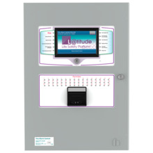 HOCHIKI AP-1ASKS Panel de incendio direccionable de 1 lazo - Corriente de bucle de 500 mA - 4 circuitos de sirena programables,